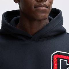Kansas City Chiefs IconicFleece Letterman Hoodie - Black - Fanatics