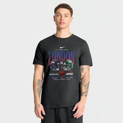 Denver Broncos vs. New York Jets International Games London 2025 T-Shirt - Black - Nike