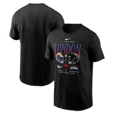 Los Angeles Rams vs. Jacksonville Jaguars International Games London 2025 T-Shirt - Black - Nike