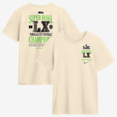 Seattle Seahawks Super Bowl LX Champions Long Ball T-Shirt - Natural - Nike