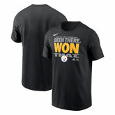 Pittsburgh Steelers 2025 AFC North Division Champions Locker Room Trophy Collection T-Shirt - Black - Nike