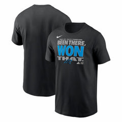 Carolina Panthers 2025 NFC South Division Champions Locker Room Trophy Collection T-Shirt - Black - Nike