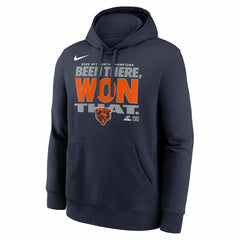 Chicago Bears 2025 NFC North Division Champions Locker Room Trophy Collection Hoodie - Navy - Nike