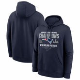 New England Patriots 2025 AFC Champions Team Nation Hoodie - Navy - Nike