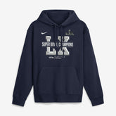 Seattle Seahawks Super Bowl LX Champions Sacrifice Hoodie - College Navy - Nike
