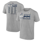 New England Patriots Super Bowl LX Roster T-Shirt - Heather Gray - Fanatics