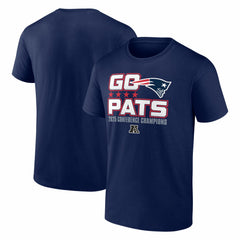 New England Patriots 2025 AFC Champions Hometown T-Shirt - Navy - Fanatics