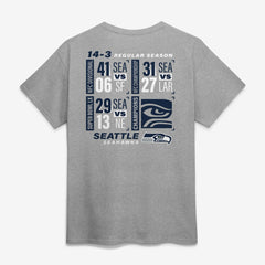 Seattle Seahawks Super Bowl LX Champions Counting Points Score T-Shirt - Steel - Fanatics