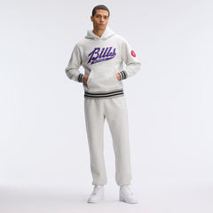 Buffalo Bills IconicFleece Tipped Hoodie - Heather Gray - Fanatics