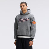 Chicago Bears IconicFleece Tipped Hoodie - Athletic Heather Gray - Fanatics