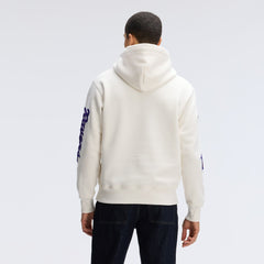 Baltimore Ravens IconicFleece Letterman Hoodie - Oatmeal - Fanatics