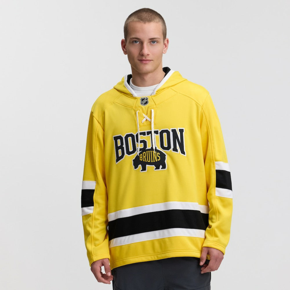 Boston Bruins Fanatics 2026 NHL Stadium Series Lace Up Hoodie - Gold | Fanatics online