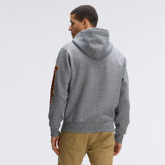 Washington Commanders IconicFleece Letterman Hoodie - Athletic Heather Gray - Fanatics