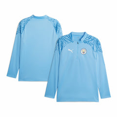 Puma - Manchester City 2023/24 Quarter-Zip Training Top - Sky Blue
