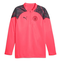 Puma - Manchester City 2023/24 Quarter-Zip Training Top - Red