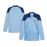 Puma - Chivas 2023/24 Quarter-Zip Fleece Top - Light Blue