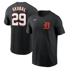 Tarik Skubal Detroit Tigers Nike Fuse Name & Number T-Shirt Discount