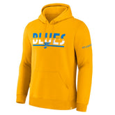 St. Louis Blues Fanatics Half Wall Legacy Hoodie - Gold | Fanatics online