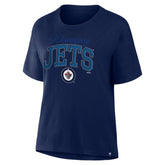 Winnipeg Jets Fanatics Women's Line Change Legacy T-Shirt - Navy | Fanatics Lifestyle