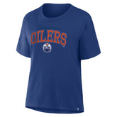 Edmonton Oilers Fanatics Women's Line Change Legacy T-Shirt - Royal | Fanatics sale