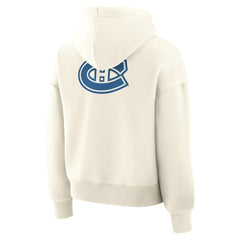 Montreal Canadiens Fanatics Women's Neutral Zone Legacy Hoodie - Cream | Fanatics Lifestyle