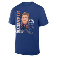 Connor McDavid Edmonton Oilers Fanatics Caricature Player T-Shirt - Royal | Fanatics discount