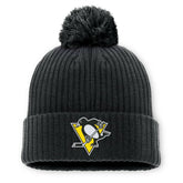 Pittsburgh Penguins Fanatics 2025 NHL Global Series Sweden Cuffed Knit Hat with Pom - Black | Fanatics Clearance