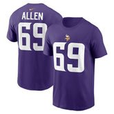 Jared Allen Minnesota Vikings Retired Player Name & Number T-Shirt - Purple - Nike