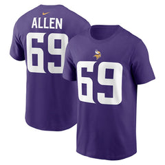 Jared Allen Minnesota Vikings Retired Player Name & Number T-Shirt - Purple - Nike