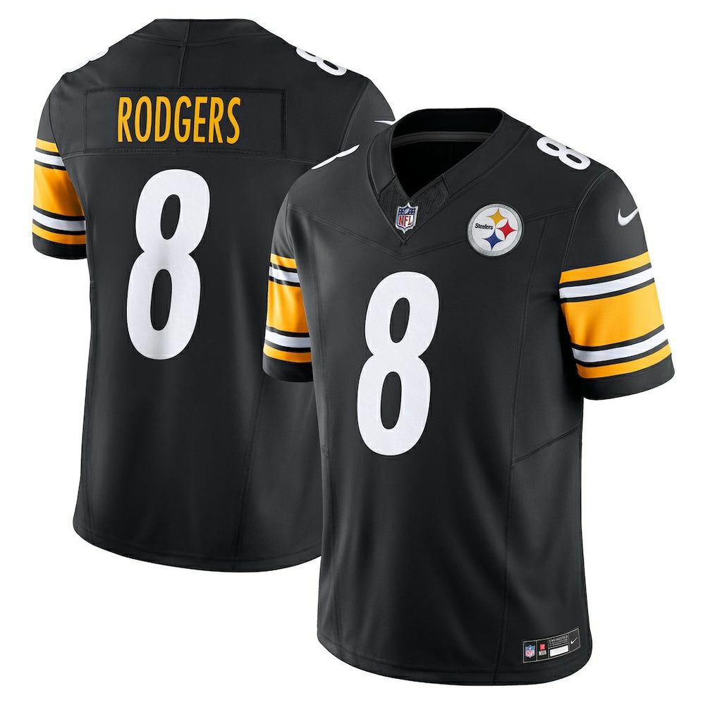 Aaron Rodgers Pittsburgh Steelers Team Vapor F.U.S.E. Limited Jersey - Black - Nike
