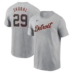 Tarik Skubal Detroit Tigers Nike Fuse Name & Number T-Shirt Sale