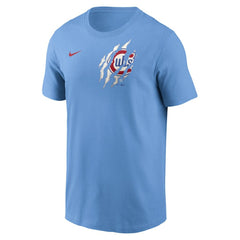 Chicago Cubs Nike Alt Pinstripe T-Shirt Online
