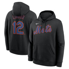 Francisco Lindor New York Mets Nike Player Name & Number Club Pullover Hoodie Near Me