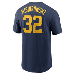 Jacob Misiorowski Milwaukee Brewers Nike Fuse Name & Number T-Shirt Discount