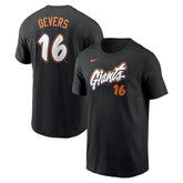 Rafael Devers San Francisco Giants Nike 2025 City Connect Fuse Name & Number T-Shirt Discount