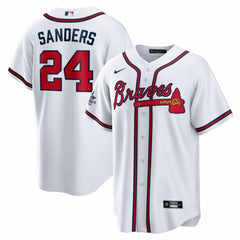 Deion Sanders Atlanta Braves Nike Home Retired Player Replica Jersey Sale