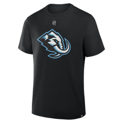 JJ Peterka Utah Mammoth Fanatics Authentic Stack Name & Number T-Shirt - Black | Fanatics Lifestyle