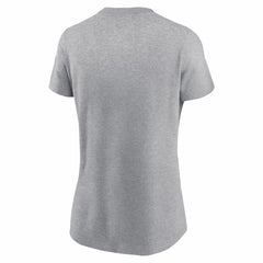 New England Patriots Women's 2025 AFC Champions Locker Room Trophy Collection T-Shirt - Heather Gray - Nike