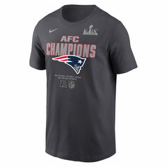 New England Patriots 2025 AFC Champions Roster T-Shirt - Anthracite - Nike