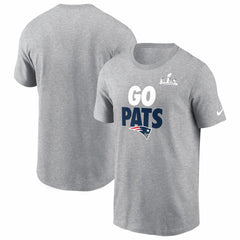 New England Patriots Super Bowl LX Fast As Fast Gets T-Shirt - Heather Gray - Nike