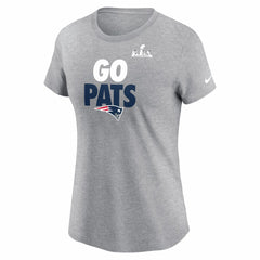 New England Patriots Women's Super Bowl LX Local T-Shirt - Heather Gray - Nike