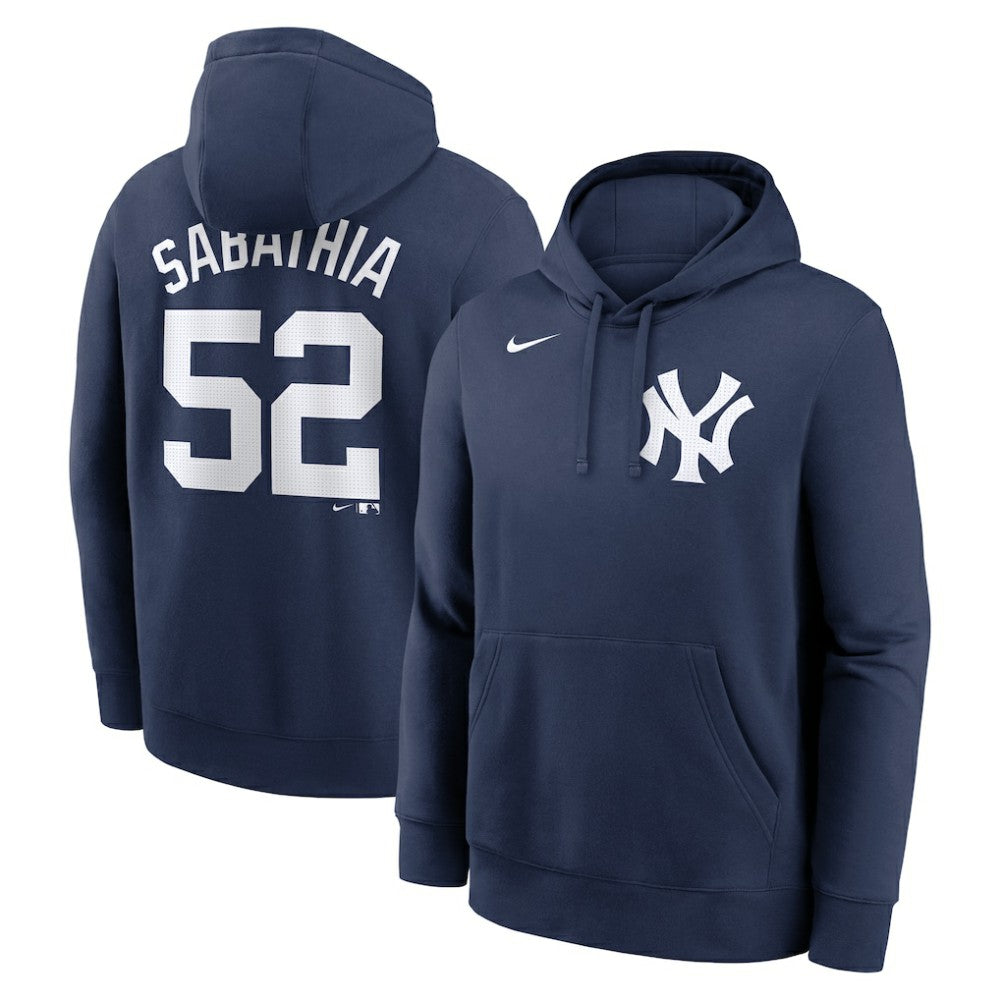 CC Sabathia New York Yankees Nike Retired Player Name & Number Club Pullover Hoodie Discount