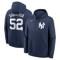 CC Sabathia New York Yankees Nike Retired Player Name & Number Club Pullover Hoodie Discount