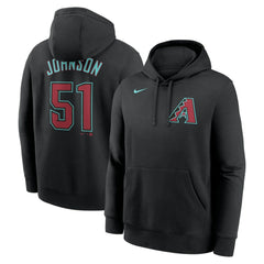 Randy Johnson Arizona Diamondbacks Nike Player Name & Number Club Pullover Hoodie Near Me