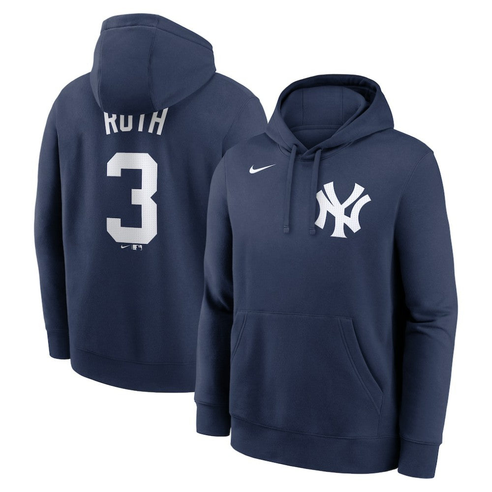 Babe Ruth New York Yankees Nike Retired Player Name & Number Club Pullover Hoodie for sale