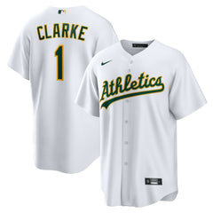 Denzel Clarke Athletics Nike Home Replica Jersey Discount