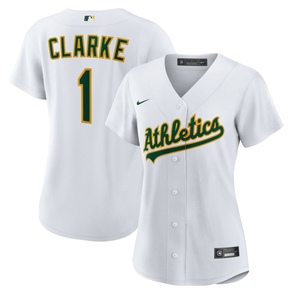 Denzel Clarke Athletics Nike Women's Home Replica Jersey Online