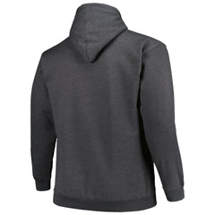Tampa Bay Buccaneers Big & Tall Pullover Hoodie - Heather Charcoal - Fanatics