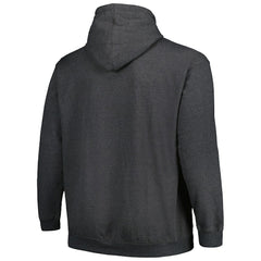 Seattle Seahawks Big & Tall Pullover Hoodie - Heather Charcoal - Fanatics