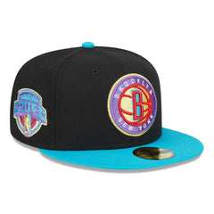 New Era Brooklyn Nets Arcade Scheme 59FIFTY Fitted Hat Black/Turquoise